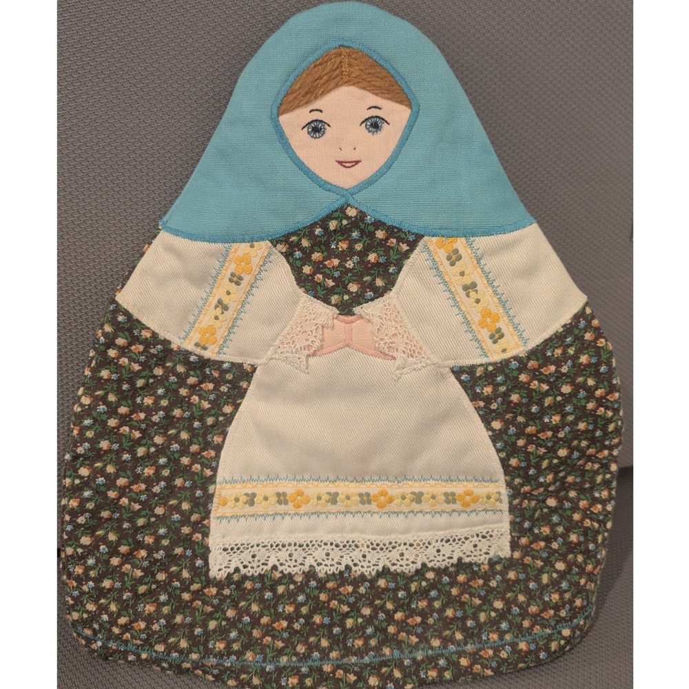 Vintage St Nick Original Russian Doll Tea Cozy Quilted Floral Matryoshka